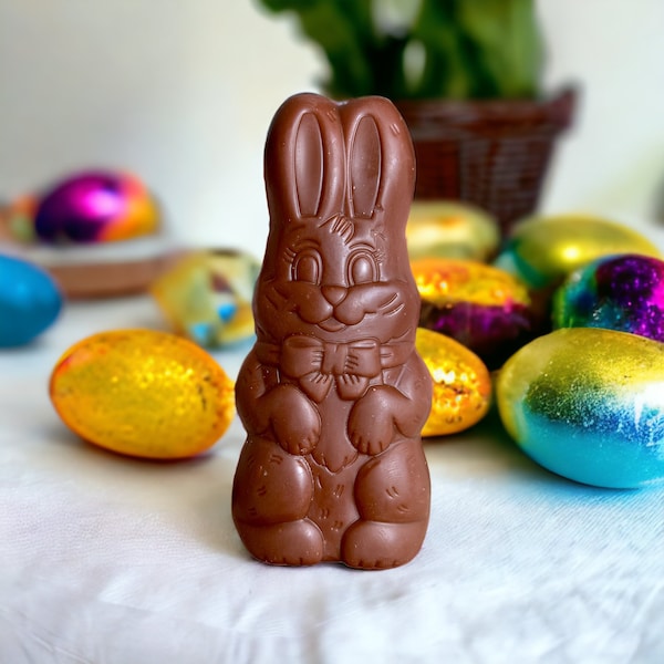 Chocolate Bunny Wax Embeds, Wax Bunny, Wax Easter, Easter Embeds, Bunny Embeds, faux candy, faux chocolate, Easter bunny embeds