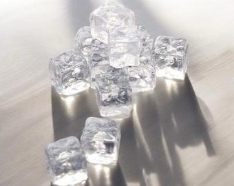 Gel Wax Ice Cubes, Iced Drink Embeds