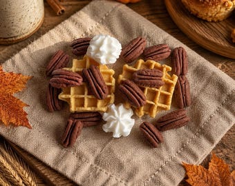 Pecan Waffle Grab Bag Wax Embeds, Fall Embeds, Candle Decor, Wax Melts