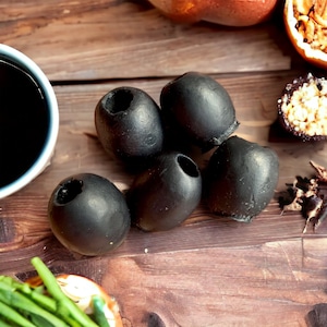 Black or Green Olives Wax Embeds, Fake Food, Wax Olives, Olive Embeds, Wax Melts, Wax Food, Fake Food
