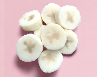Realistic Banana Slice Wax Embeds, Realistic Banana, Realistic Wax Embeds, Realistic Dessert Embeds, Banana Cream Pie, Banana Candles