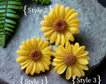 Daisy Wax Embeds, Realistic Daisy Wax, Realistic Flower, Wax Flowers, Flower Candles, Wax Embeds