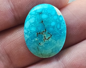 Turquoise Cabachon!  (Approximately 21x16.5mm and 14ct.)