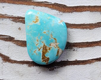 Royston Turquoise (19x14mm and 10ct.) 100% Natural American Turquoise.