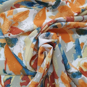 Pfirsich fühlen Viskose Stoff Floral