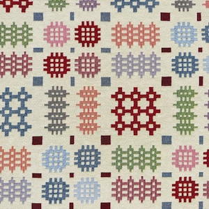 Welsh Blanket Tapestry Custom Made To Measure Fully Lined Curtains