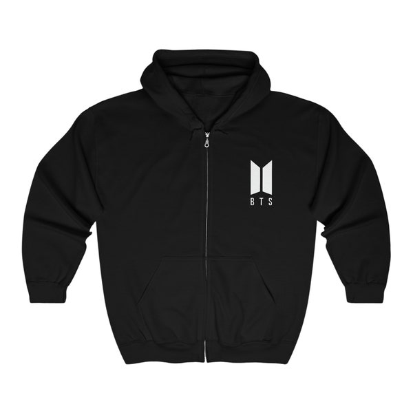 BTS 10th Anniversary Full Zip Hooded Sweatshirt | Discography shirt | 2023 Festa | Take Two | 10 years with Bts