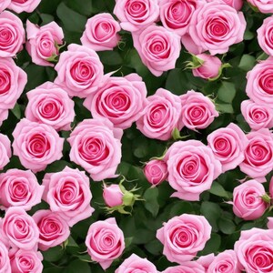 Pink Roses - 12 Pattern Digital Download (seamless) - Etsy
