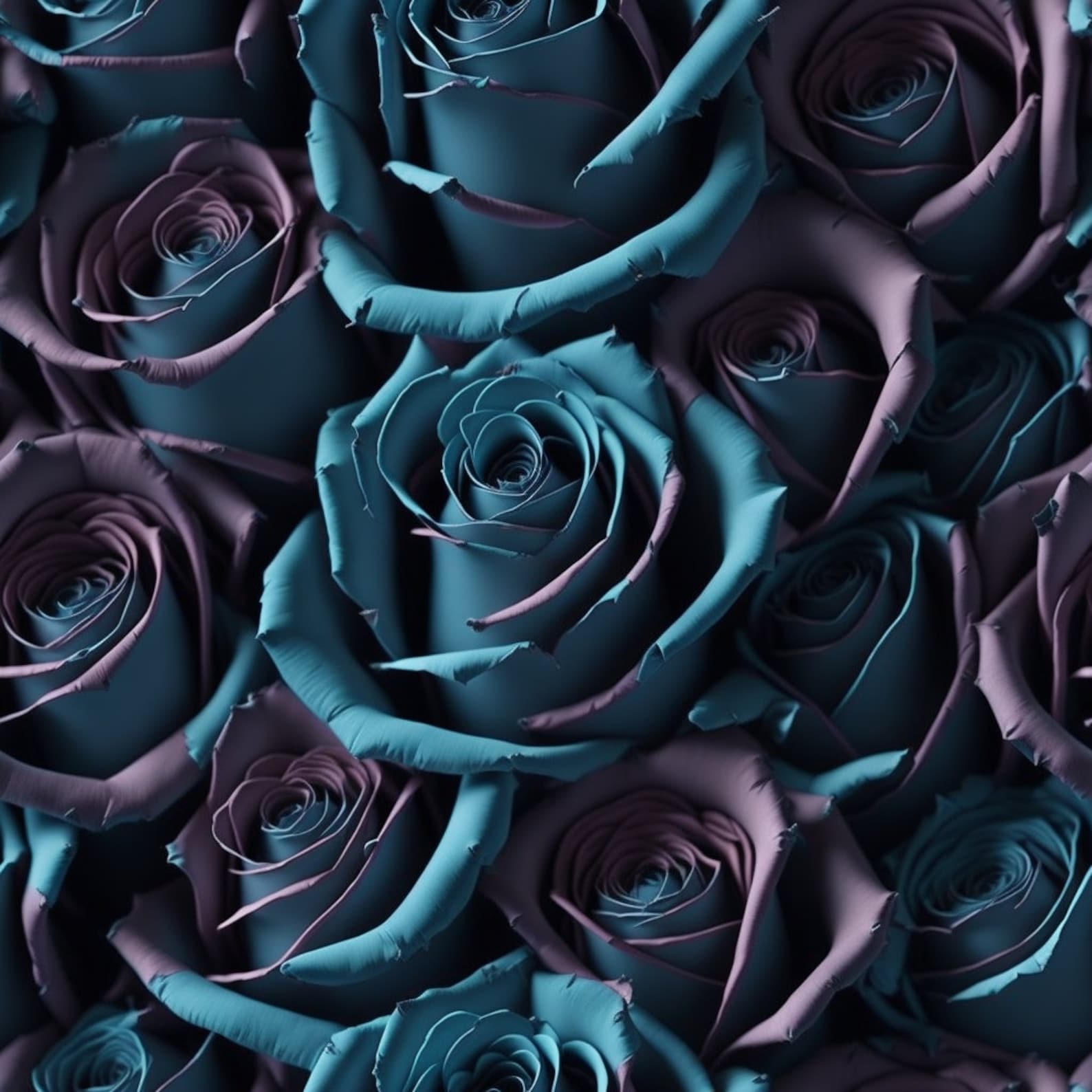 Abstract Blue Roses - 11 Patterns Digital Paper (seamless) - Etsy