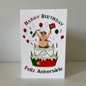 Carte d'anniversaire portugaise