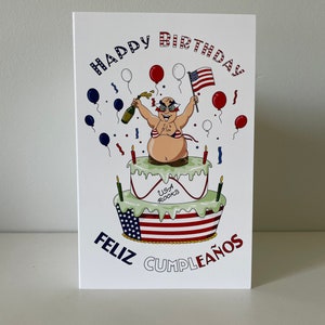 Carte d'anniversaire des États-Unis