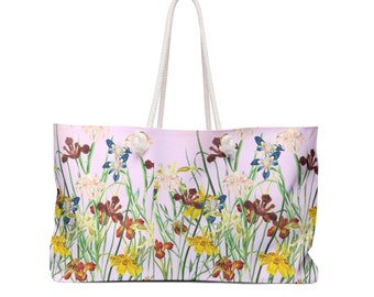 Gift for her, Bridesmaid gift, Bride gift, Beautiful Wildflower Tote Bag