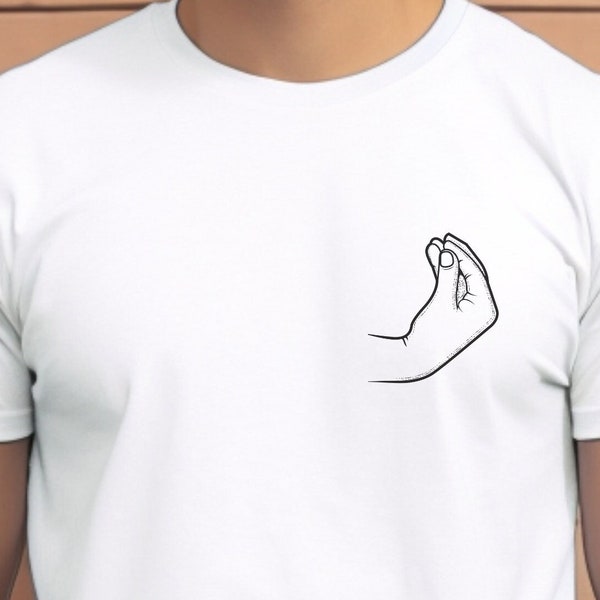 Italian Hand T-Shirt, Unisex T-Shirt, Funny T-Shirt, Italian T-shirt, Funny Italian T-Shirt, Aesthetic T-Shirt, Italian Hand Gesture