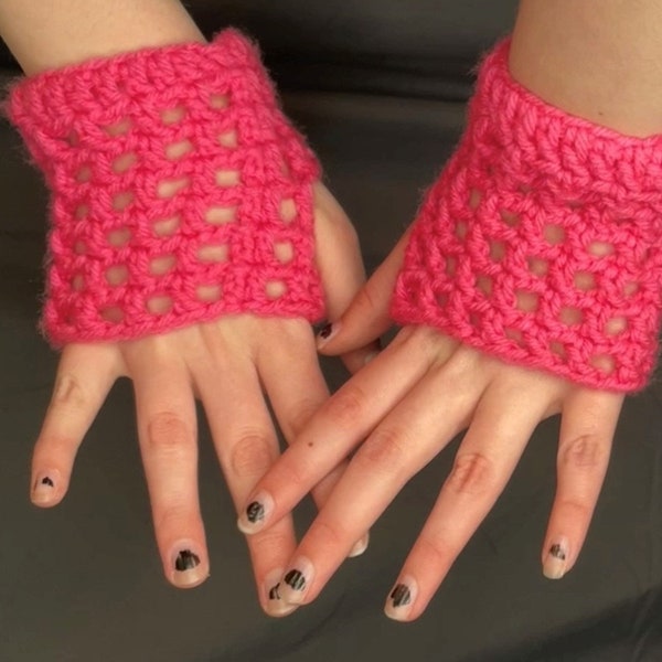 Crochet Mesh Gloves