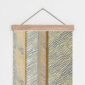Wood Magnetic Poster Hanger | Canvas Print Hanger | Canvas Wall Art Hanger | Magnetic Canvas Print Hanger