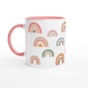 Rainbows White Ceramic Mug