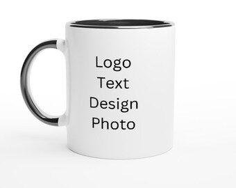 Custom Photo Design Print Ceramic Mug | Personalized Printed Mug