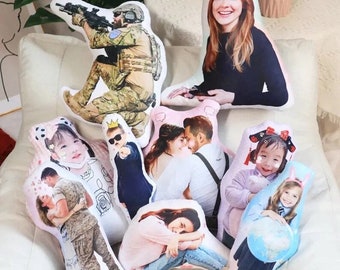 Custom Photo Figure Cushion | Personalized Picture Cushion with Filling