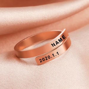 Personalized Couples Ring | Custom Name Ring