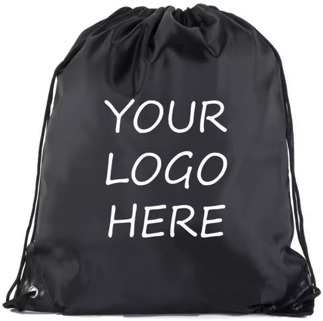 Drawstring Backpack Customize Design Personalized Logo Image Drawstring Backpack | Custom Drawstring Bag - Etsy