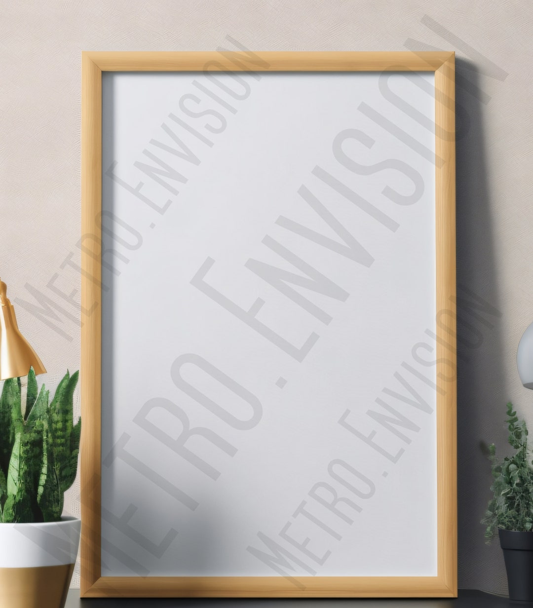 Highresolution Digital Frame Mockup Artwork Display Etsy