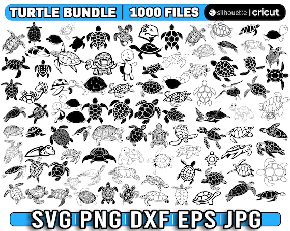 Turtle svg, sea turtle svg for cricut, turtles svg bundle, sea turtle png, turtle clipart, turtle dxf laser cut files, Instant Download