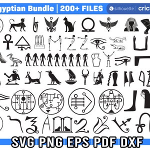 egyptian svg, egyptian symbols, egypt svg for cricut, ankh svg, ancient egypt svg, Instant Download