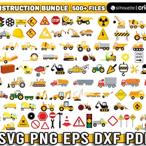 costruzione svg, costruzione clipart, costruzione png, camion muto svg per cricut, veicolo / imballatrice / escavatore / scavatrice / tonka