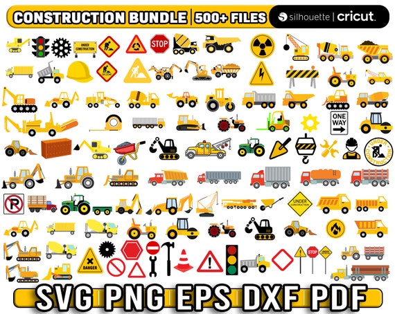 construction svg, construction clipart, construction png, dumb truck svg for cricut, vehicle | bagger | excavator | digger | tonka