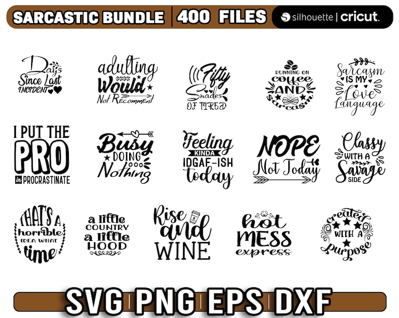 Sarcastic svg bundle, Funny svg, sarcastic png, Sublimation Designs, sarcastic quotes, sarcastic sayings, Instant Download image 6