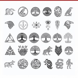 Viking / Celtic SVG bundle, celtic knot svg, celtic tree of life svg, laser cut files, nordic svg, Celtic tree svg, Instant Download image 7