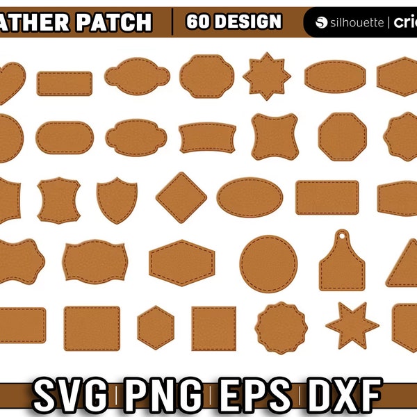 leather patch svg, leather patch png files, leather hat patch svg, leather laser cut files, svg for cricut, Laser files, Instant Download