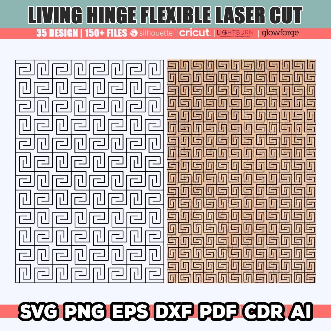 Flexible Laser Cut Files, Living Hinge Laser Cut, Flexible Pattern Svg ...