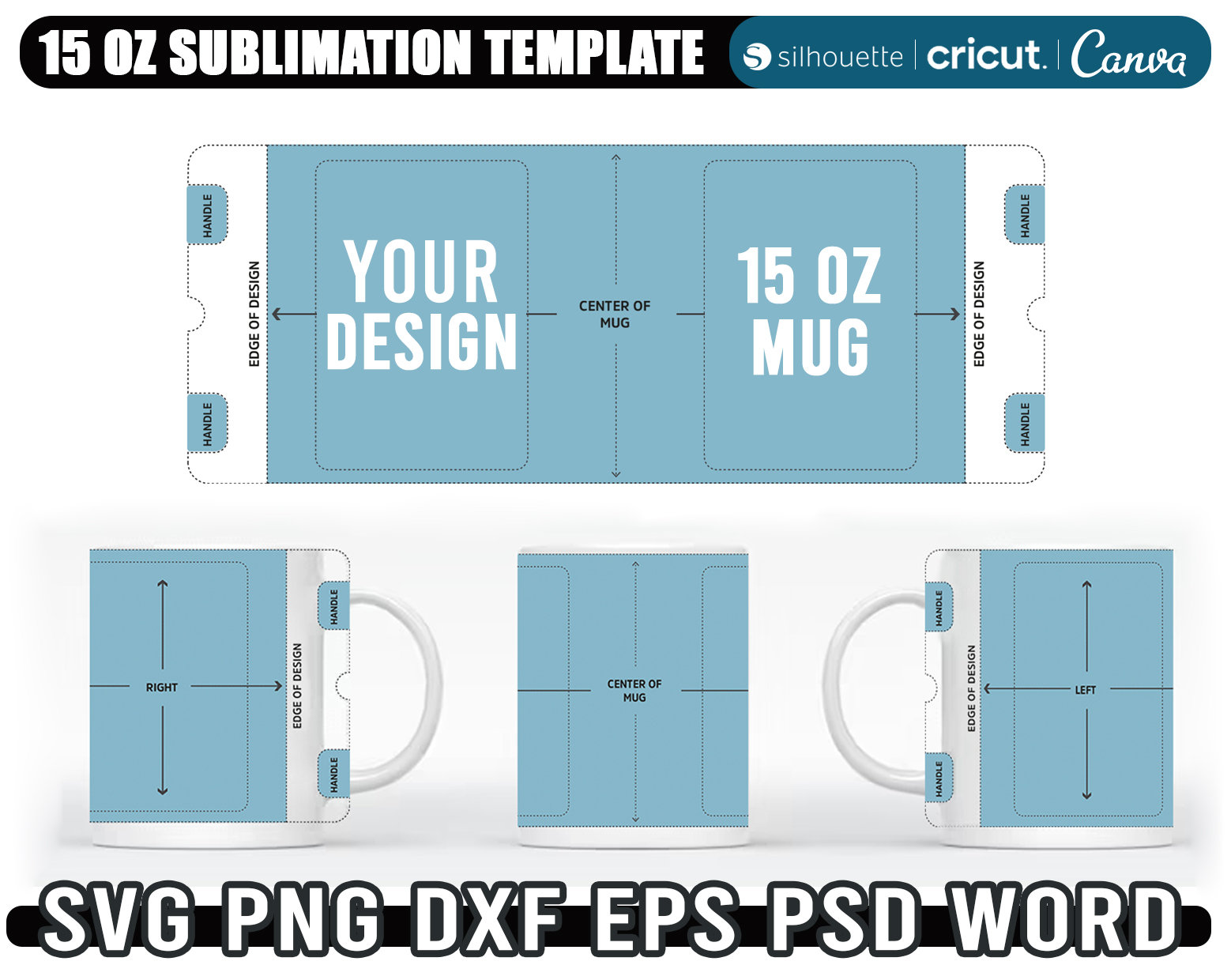 15oz mug template, 15 oz mug sublimation templates, cricut mug