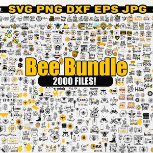 Mega Bee Svg, Bee Hive Svg, Bee Png, Honeycomb Svg, Bee Clipart, Queen Bee Svg, Honey Bee Svg, Cute Bee Svg, Bumble Bee, Cricut - Silhouette
