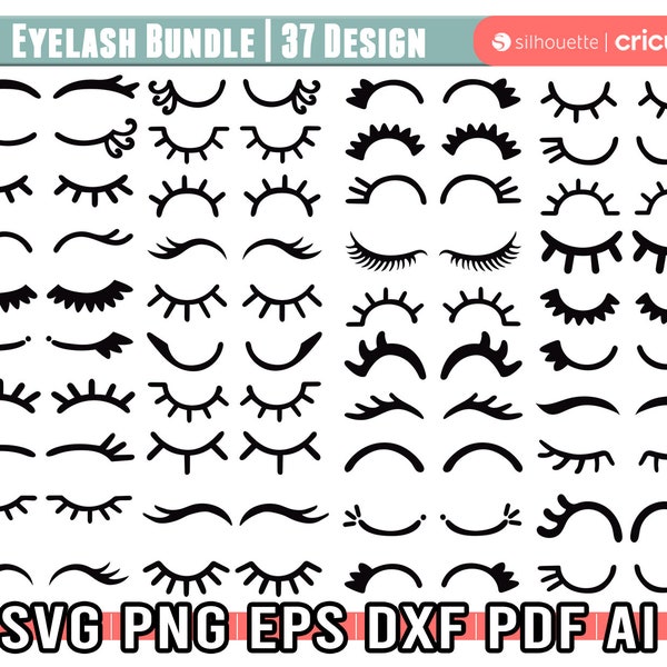 Mega Eyelash Svg, Eyelashes Girl SVG for Cricut, Wall Eyelash Svg, Laser Cut Files, Eyebrows Svg, High Quality Eyelash PNG, Instant Download