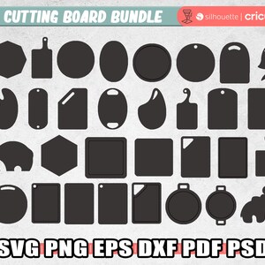 Cutting Boards SVG Bundle, Charcuterie Cutting Board, Boards for ...