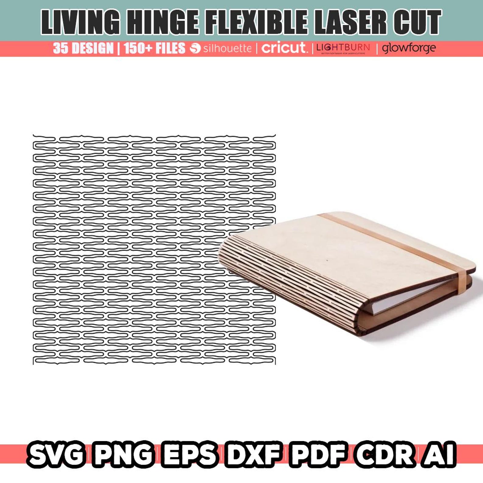 Flexible Laser Cut Files, Living Hinge Laser Cut, Flexible Pattern Svg ...