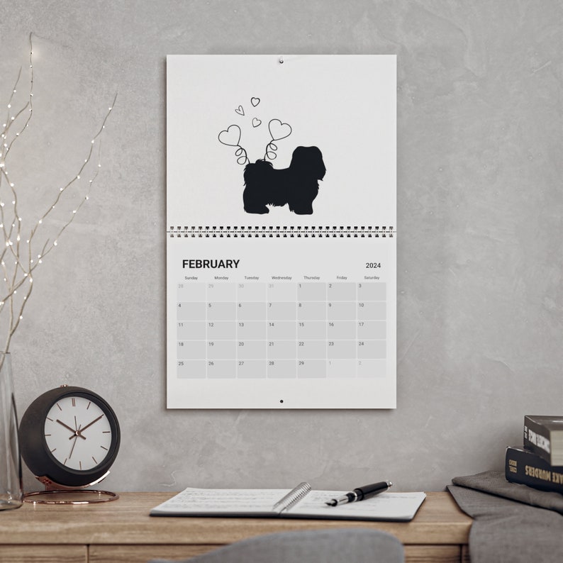 Havanese Calendar 2025 Havanese Wall Calendar Gifts Havanese Art