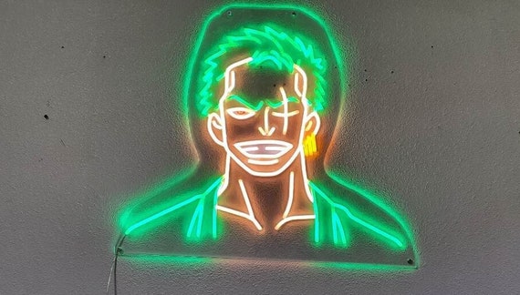 Zoro One Piece Anime LED Neon Sign 