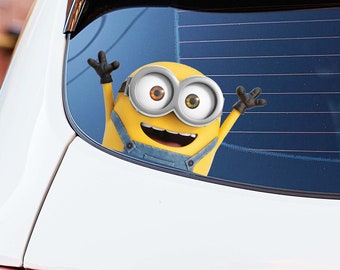 Bob Minions Vinyl Sticker Great for Car Windows/bumpers Laptop High Quality Weather Proof Sticker