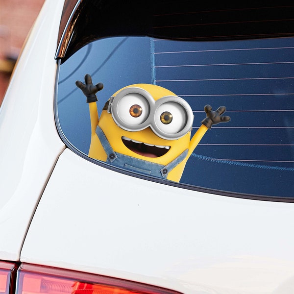 Bob Minions Vinyl Sticker Great for Car Windows/bumpers Laptop High Quality Weather Proof Sticker