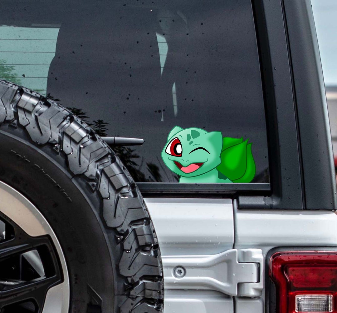 Pokemon Cute Bulbasaur Vinyl Sticker Great for Parties, Car Windows ...