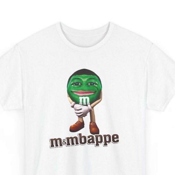 M&Mbappe Kylian Mbappe Funny Meme T-Shirt, Mbappé Funny M and M Shirt, Mbape Football Parody Fan Gift