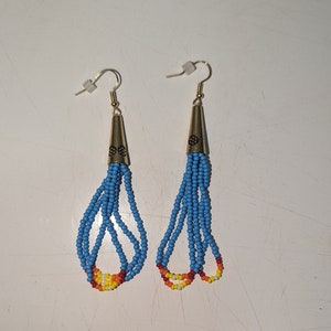 Cone Fire Color Earrings