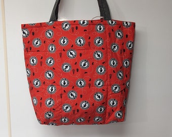 Quilted Bigfoot Tote Bag