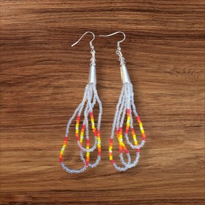 Cone Fire Color Earrings
