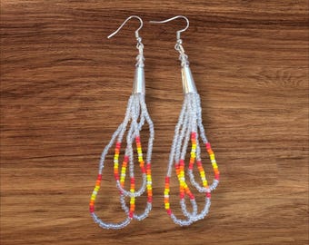 Cone Fire Color Earrings
