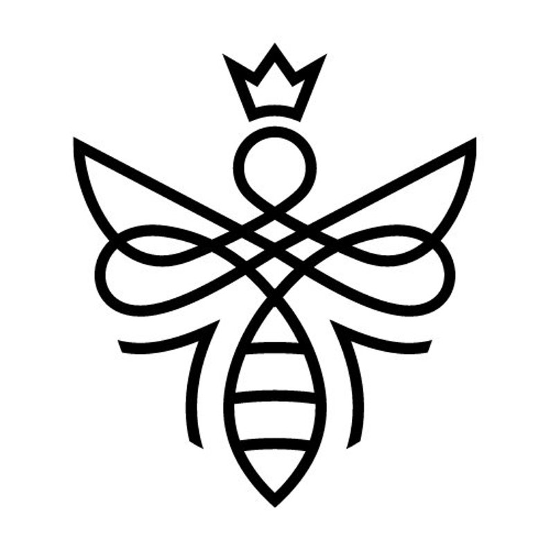 Queen Bee Decal Etsy