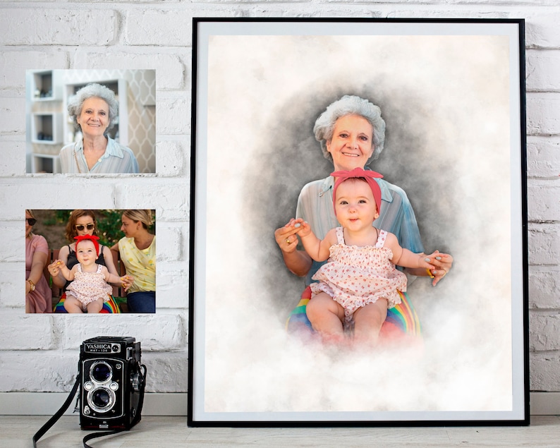 Loss of Loved One, Add Deceased Loved One to Photo, Merge Photo Into
